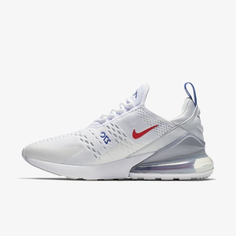 Nike air max on sale 270 white-habanero red-game royal